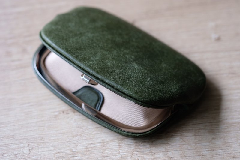 超薄天沟零钱盒【橄榄绿_Badalassi Pueblo 磨砂皮】 - 零钱包 - 真皮 绿色