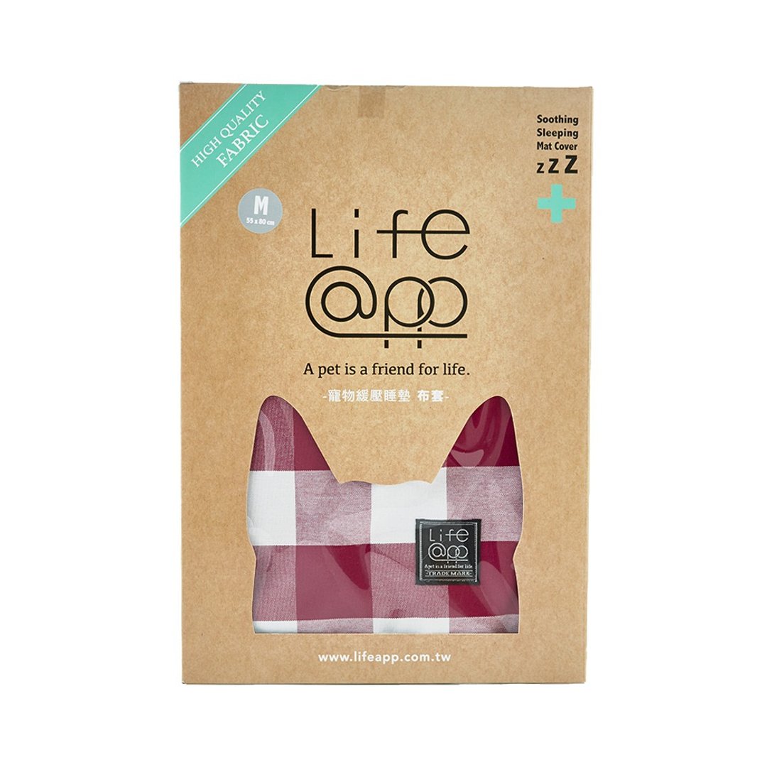 【LIFEAPP】经典格子布套 (经典格子优雅耐看/4个尺寸) - 床垫/笼子 - 聚酯纤维 红色