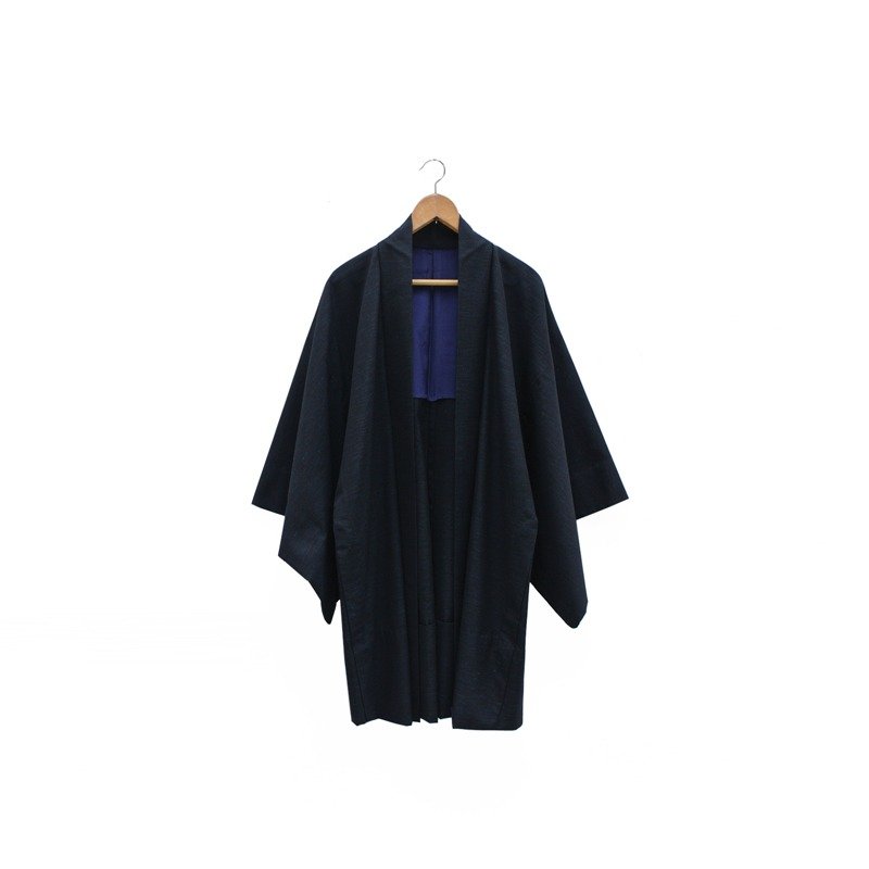 │Slowly│日本古董-轻和服长板外套J6│古着.vintage.复古.文艺. - 女装休闲/机能外套 - 其他材质 黑色