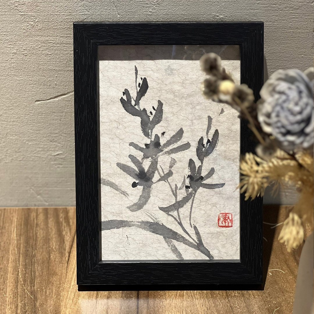 手绘水墨小品| 兰花 |国画 - 摆饰 - 纸 