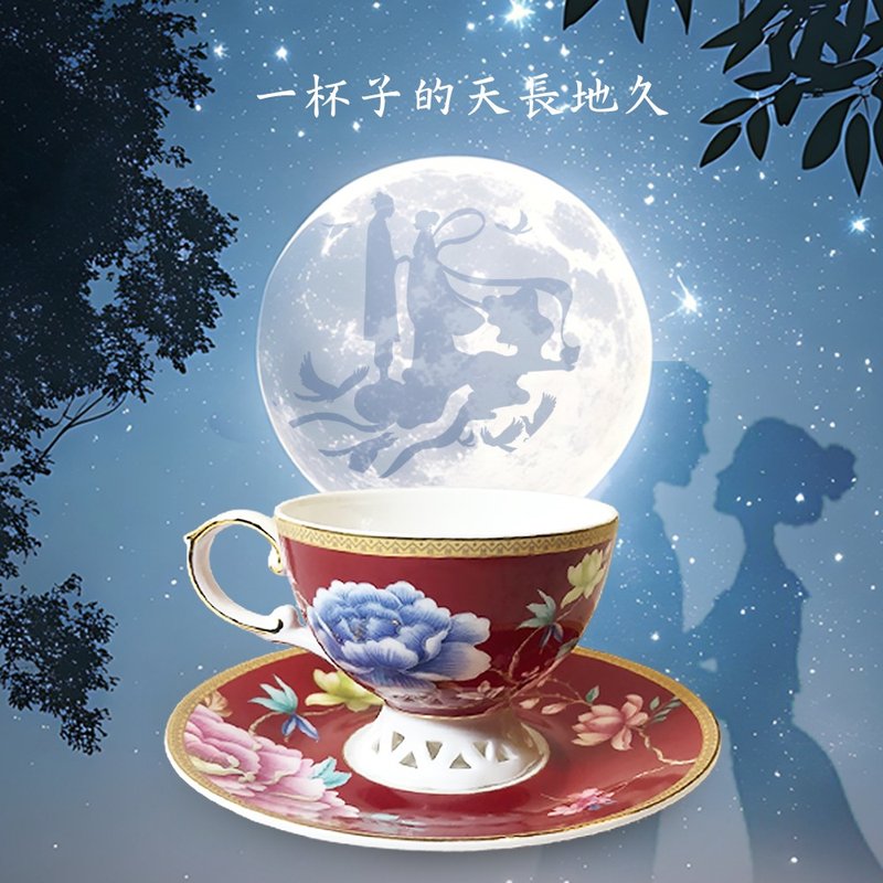 一辈子的天长地久【A&L】花样春晓 骨瓷咖啡_午茶对杯礼盒组_多色 - 咖啡杯/马克杯 - 瓷 多色