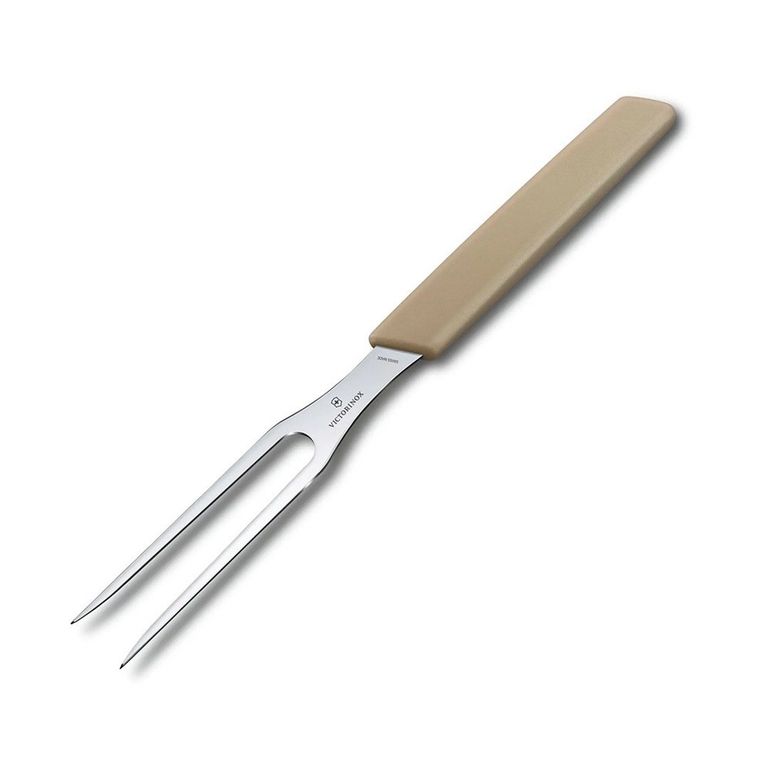 VICTORINOX 瑞士维氏 Swiss Modern 切肉叉 米色 6.9036.158B - 厨房用具 - 不锈钢 卡其色