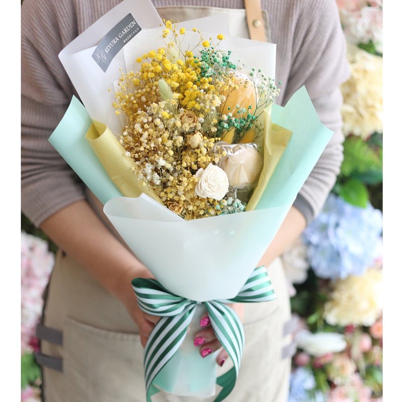 璎珞庄园*G*送礼花束/永生花.干燥花/马卡龙花束/甜点花束 - 干燥花/捧花 - 植物．花 