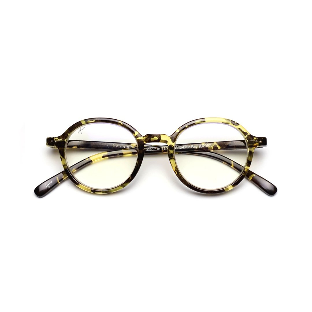 6y-12y 蔡司镜片滤蓝光眼镜 Round computer glasses:yellow-t - 眼镜/眼镜框 - 塑料 黄色