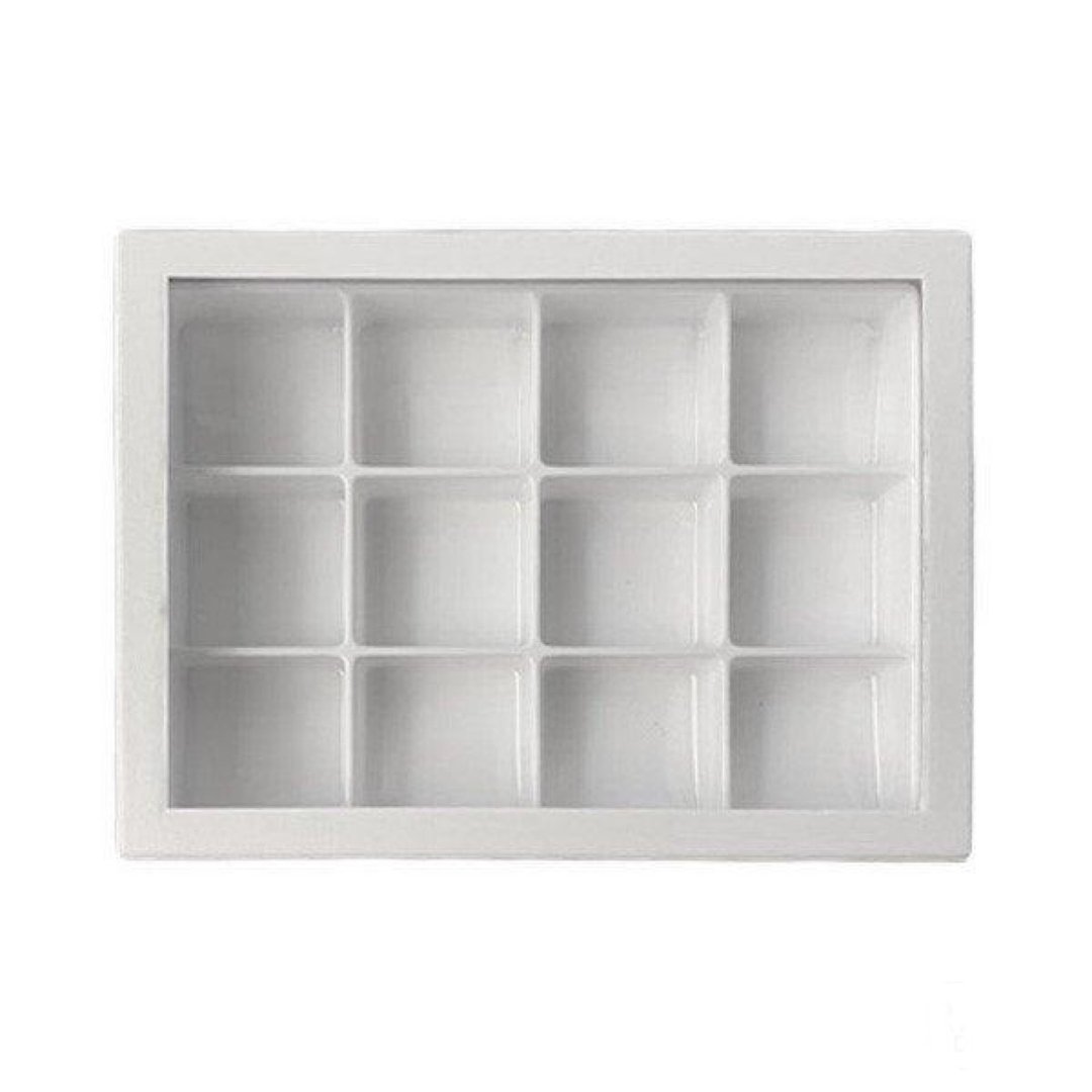 Paper box with window 40mm deep S size - 收纳用品 - 纸 白色