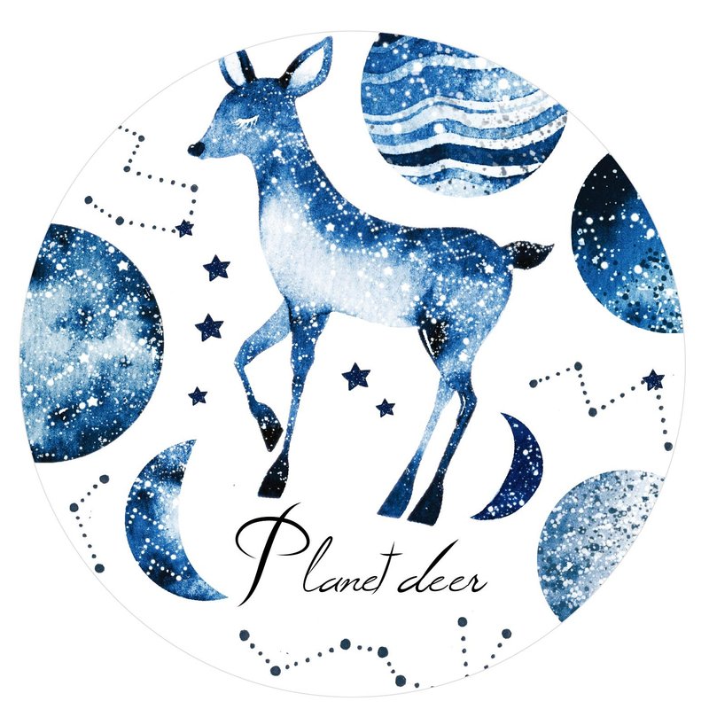 星球小鹿 40mm纸胶带 - 纸胶带 - 纸 粉红色