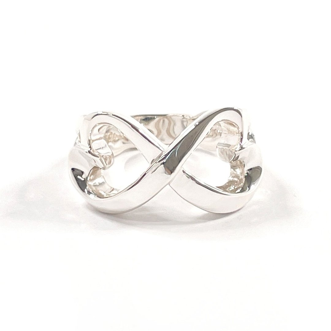 【日本直送 二手美品】8号 蒂芙尼 TIFFANY&Co. 戒指 双爱心 毕卡索 银 925 - 戒指 - 纯银 银色