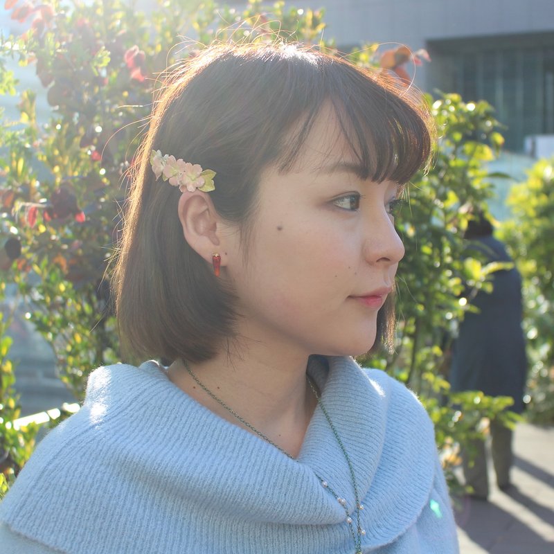 Sakura Barrette / さくらバレッタ HA029 - 发饰 - 其他金属 粉红色