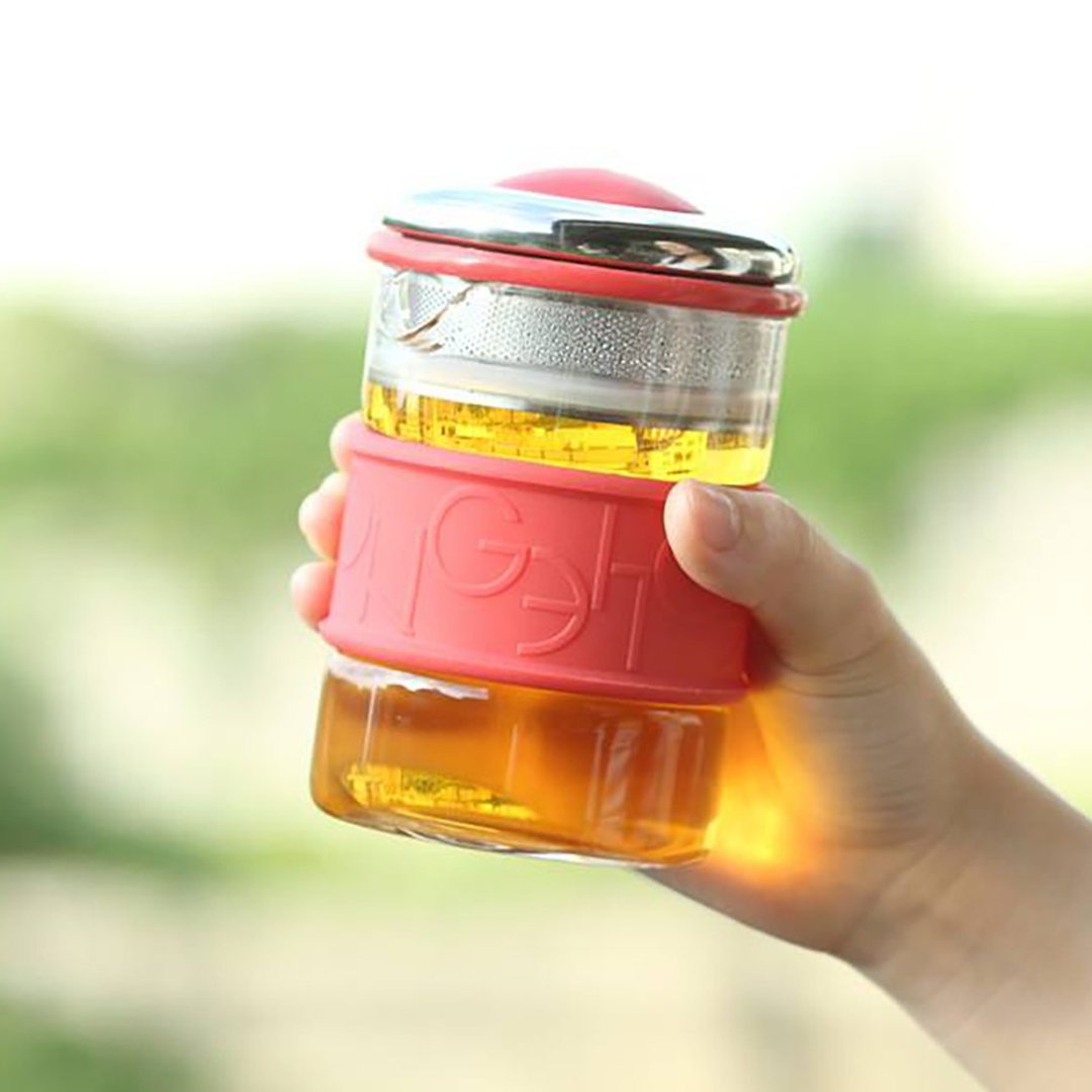 【台湾宜龙】便利时尚盖滤系列_滤泡壶_单壶200ml(五款颜色) - 茶具/茶杯 - 玻璃 多色
