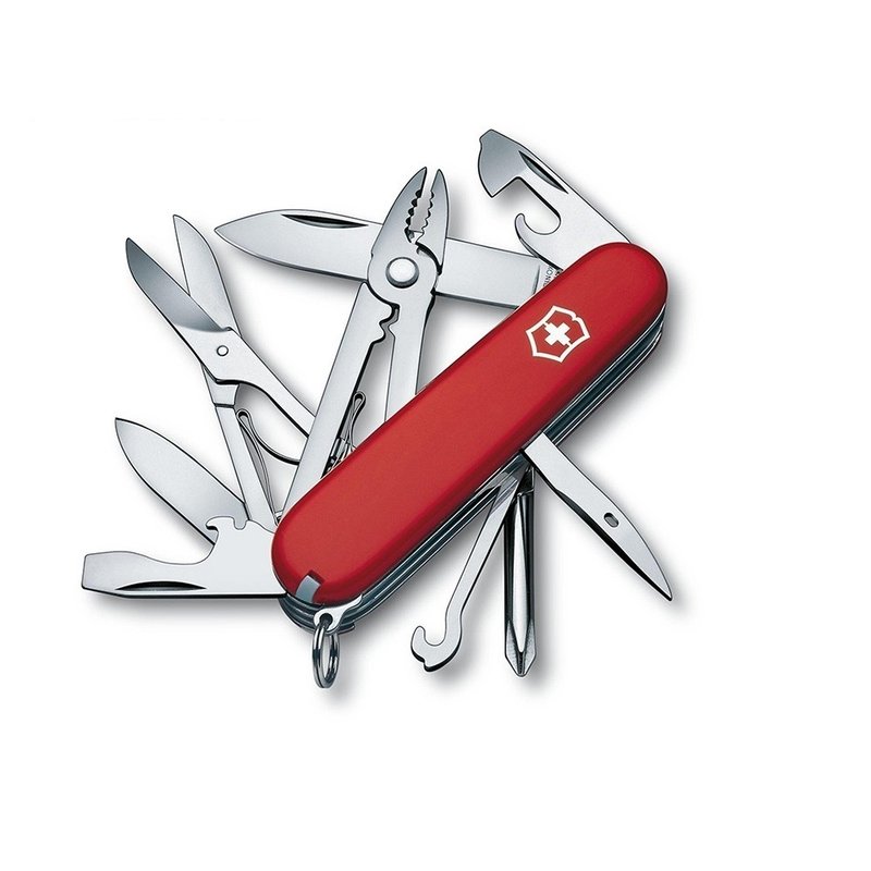 VICTORINOX 瑞士维氏 Deluxe Tinker 17用瑞士刀/红 1.4723 - 露营用品 - 不锈钢 红色