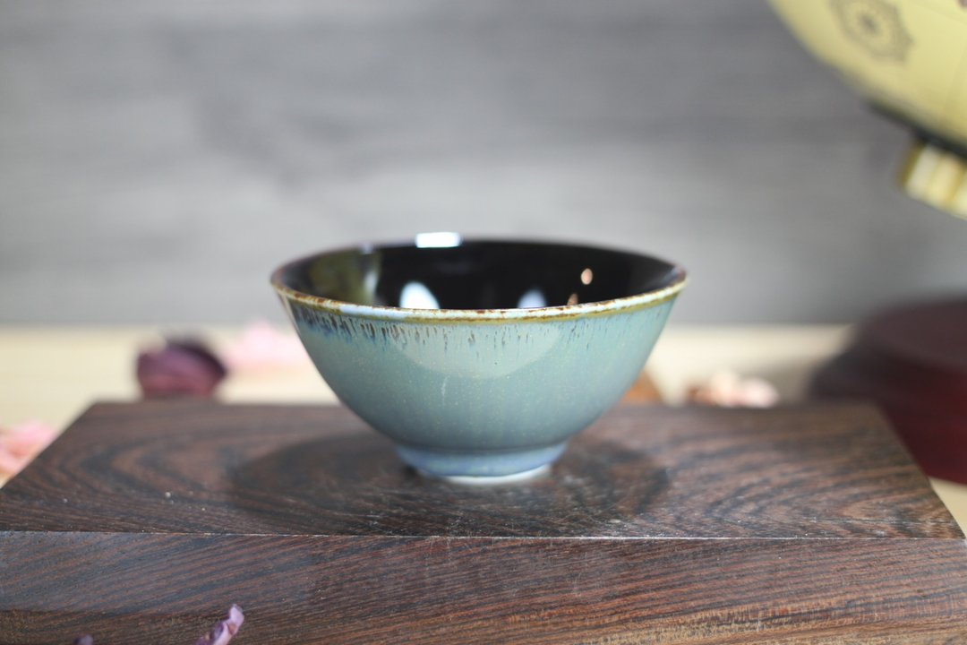 【沐春生活】100ml 天目釉 敞口茶盏杯 酒杯 莺歌名家叶敏祥作 - 酒杯/酒器 - 瓷 
