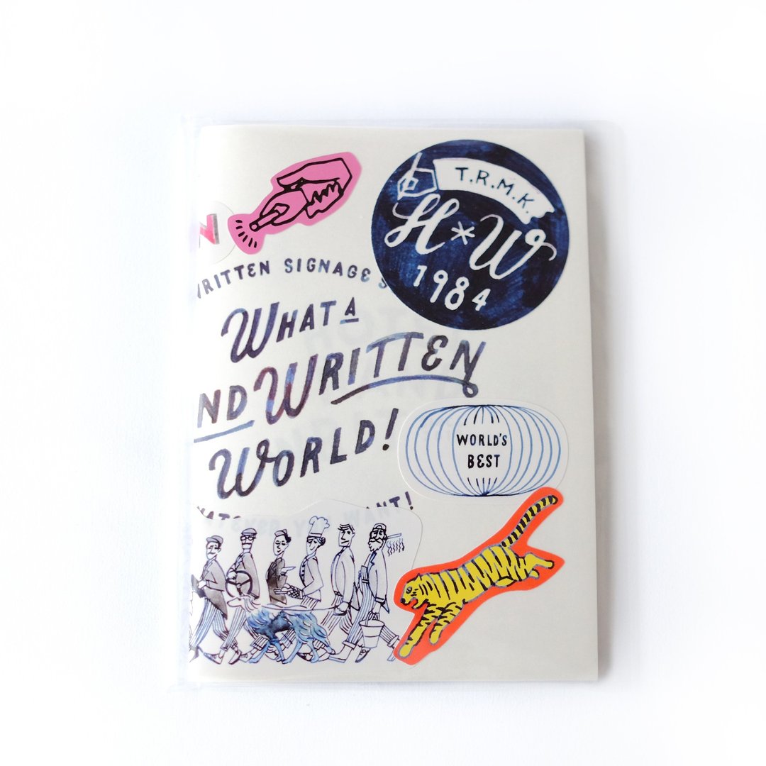 ZINE 　What a Hand-written World! - 刊物/书籍 - 纸 白色