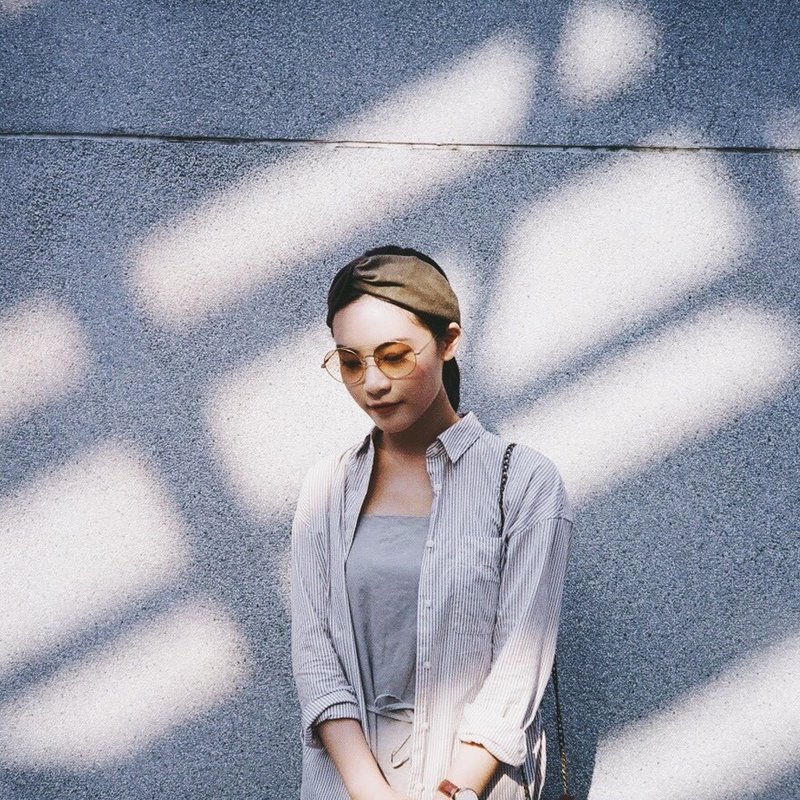 丹青落叶 佐 复古纹样   宽版 麂皮绒布 发带 - 发饰 - 棉．麻 灰色