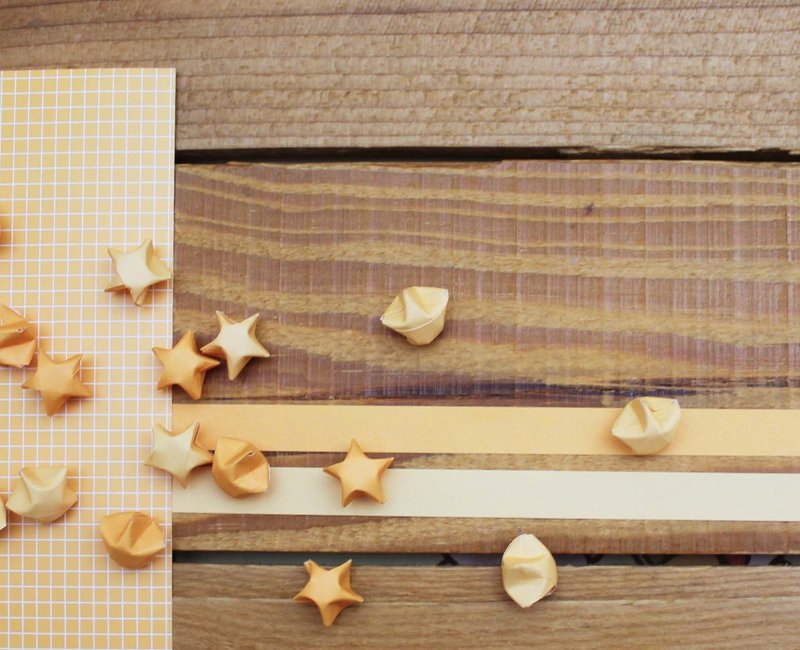 【星星纸】 折星星纸条(淡橘)930298 - 其他 - 纸 橘色