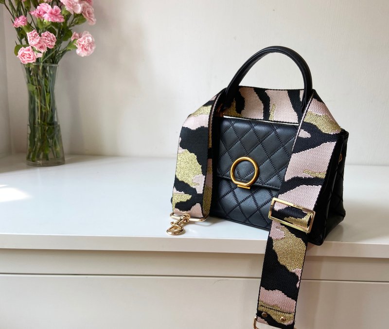 2寸宽版背带 棉织背带 背包背带  可以调整 可以替换 印花背带 - 侧背包/斜挎包 - 棉．麻 粉红色