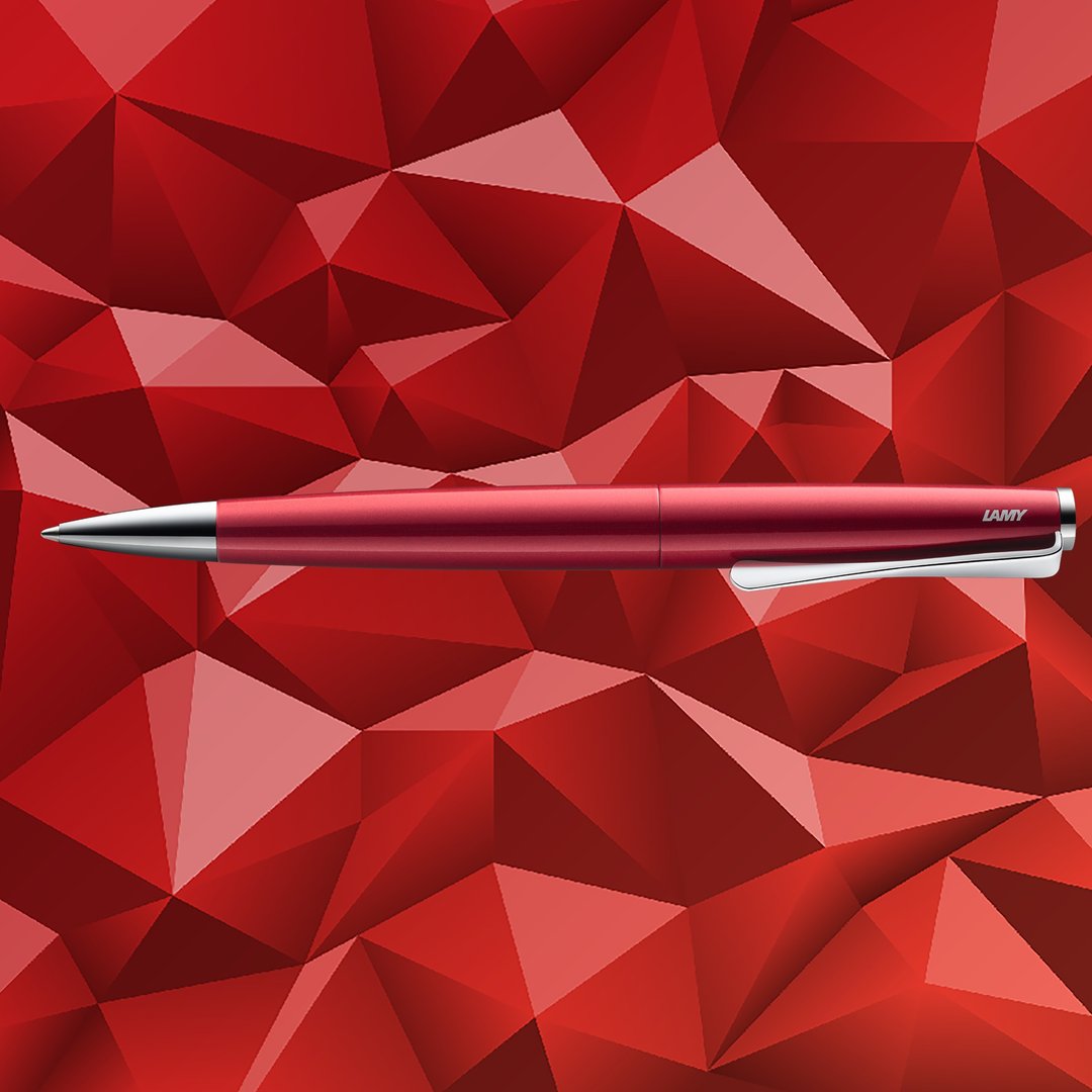 LAMY 限量 - 原子笔 / studio 系列  - pianored 钢琴红 - 圆珠笔/中性笔 - 铝合金 红色
