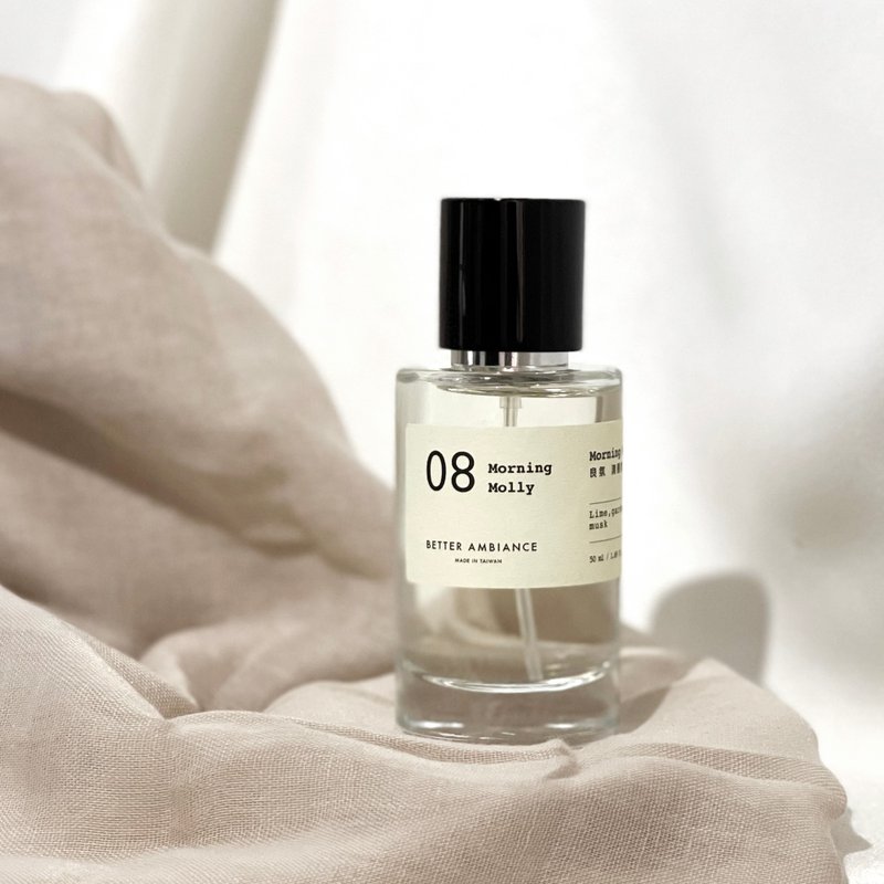 NO.08 清晨莫莉 香氛喷雾 50ML - 香薰/精油/线香 - 玻璃 透明