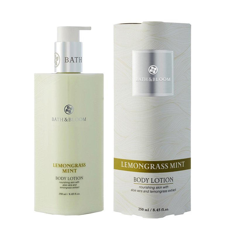 【Bath & Bloom】 柠檬草薄荷香氛身体乳 250ml - 身体护肤/按摩油 - 其他材质 绿色
