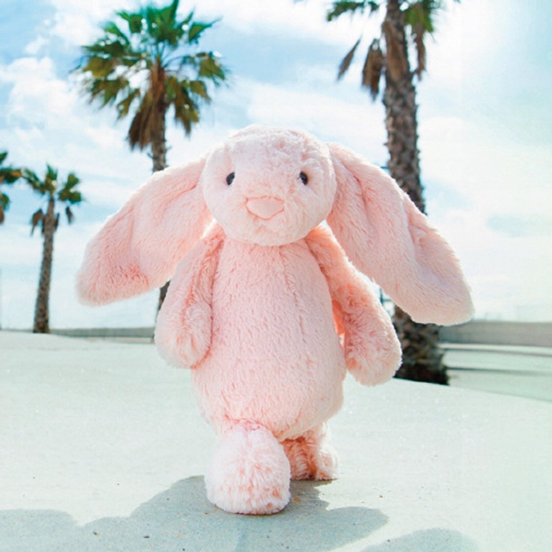 Bashful Pink Bunny 宝贝粉兔 36cm - 玩偶/公仔 - 聚酯纤维 粉红色