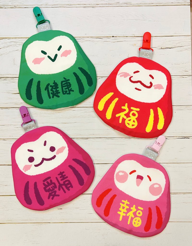 福神手帕巾-系列一 - 围嘴/口水巾 - 棉．麻 