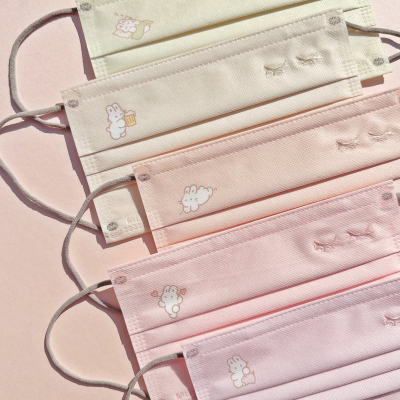 MaskUP台湾制医疗口罩 | 迷你兔子 POP UP Bunny|30 入| 独立包装 - 口罩 - 其他材质 多色
