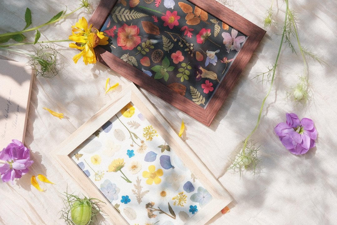 Tell with flowers花语之间【DIY押花相框套组】压花艺术 手作 - 画框/相框 - 植物．花 多色