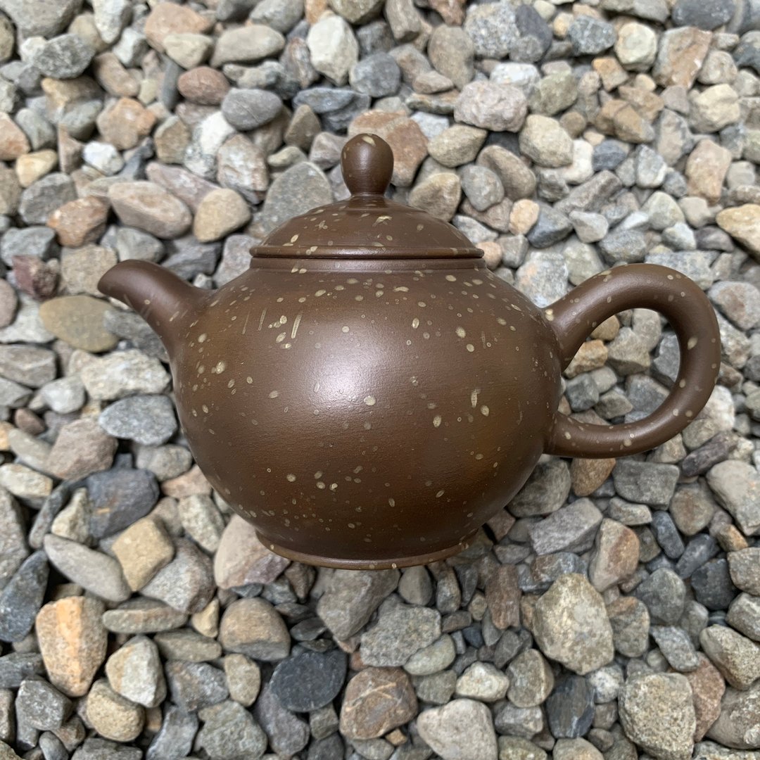 台湾【紫砂】名古屋紫砂手拉坯雪花壶12 - 茶具/茶杯 - 陶 咖啡色