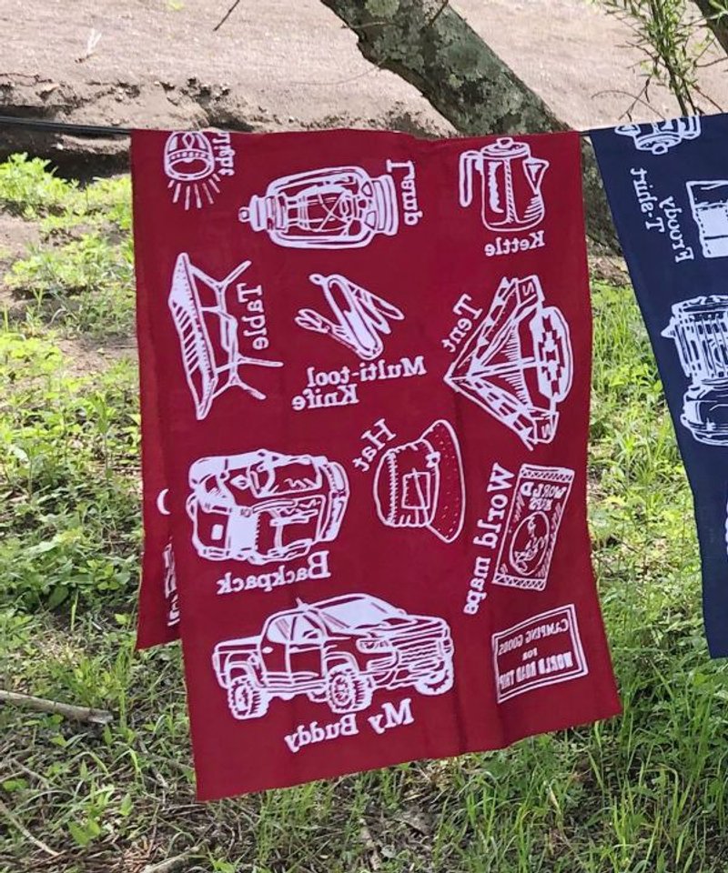 Camp Tools TENUGUI Towel - 毛巾浴巾 - 其他材质 