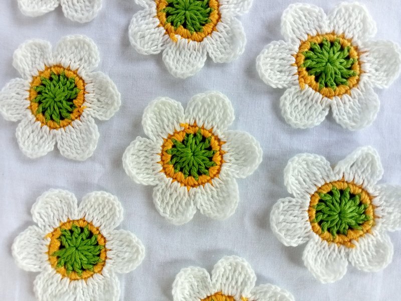 Crochet Daisy Flower PDF Pattern - PDF Download - 其他数码商品 - 其他材质 