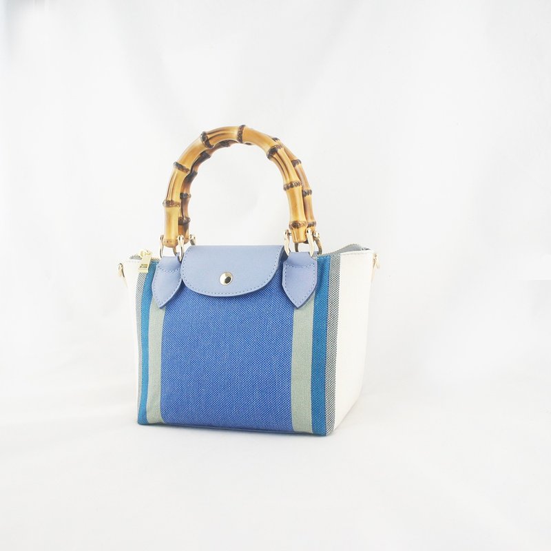 【经典时尚】竹林梦境 - 侧背包/斜挎包 - 其他材质 蓝色