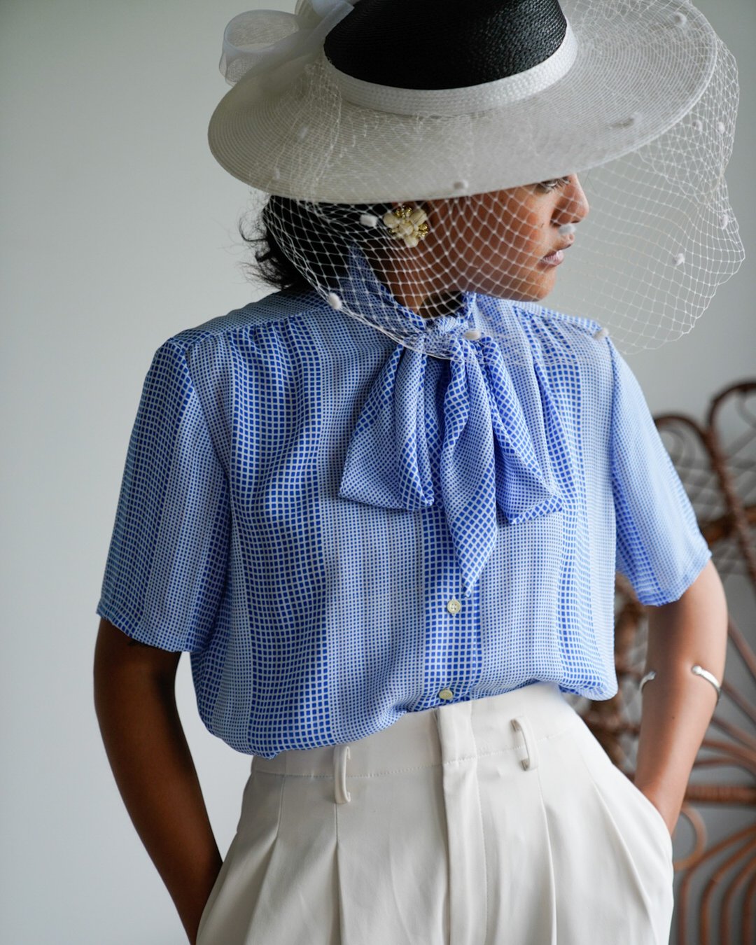 deb vintage wear 蓝色是最温暖的颜色 - 女装衬衫 - 其他材质 蓝色