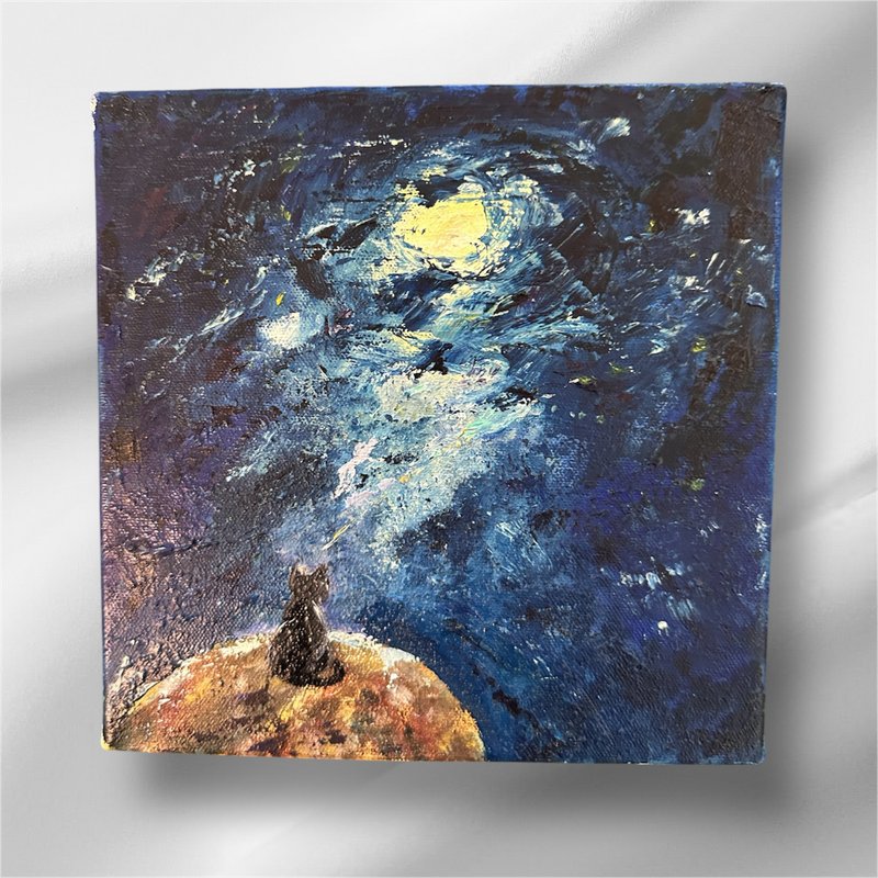 寻找答案 油画 20*20cm 无框 - 墙贴/壁贴 - 棉．麻 