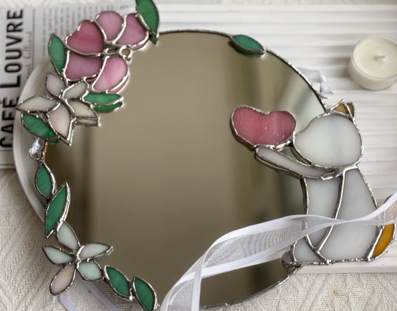 玻璃手作体验课-花镜爱心小猫咪 - 陶艺 - 玻璃 