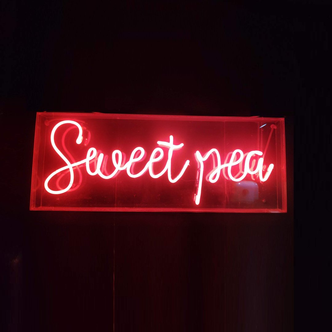 Sweet pea霓虹灯LED发光字Neon Sign广告招牌Logo餐厅酒吧装饰 - 灯具/灯饰 - 压克力 透明