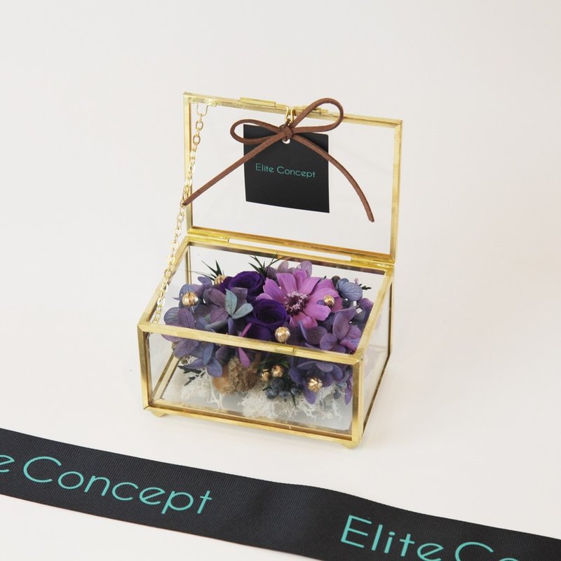 紫金 / 珠宝盒永生花 - 植栽/盆栽 - 植物．花 紫色