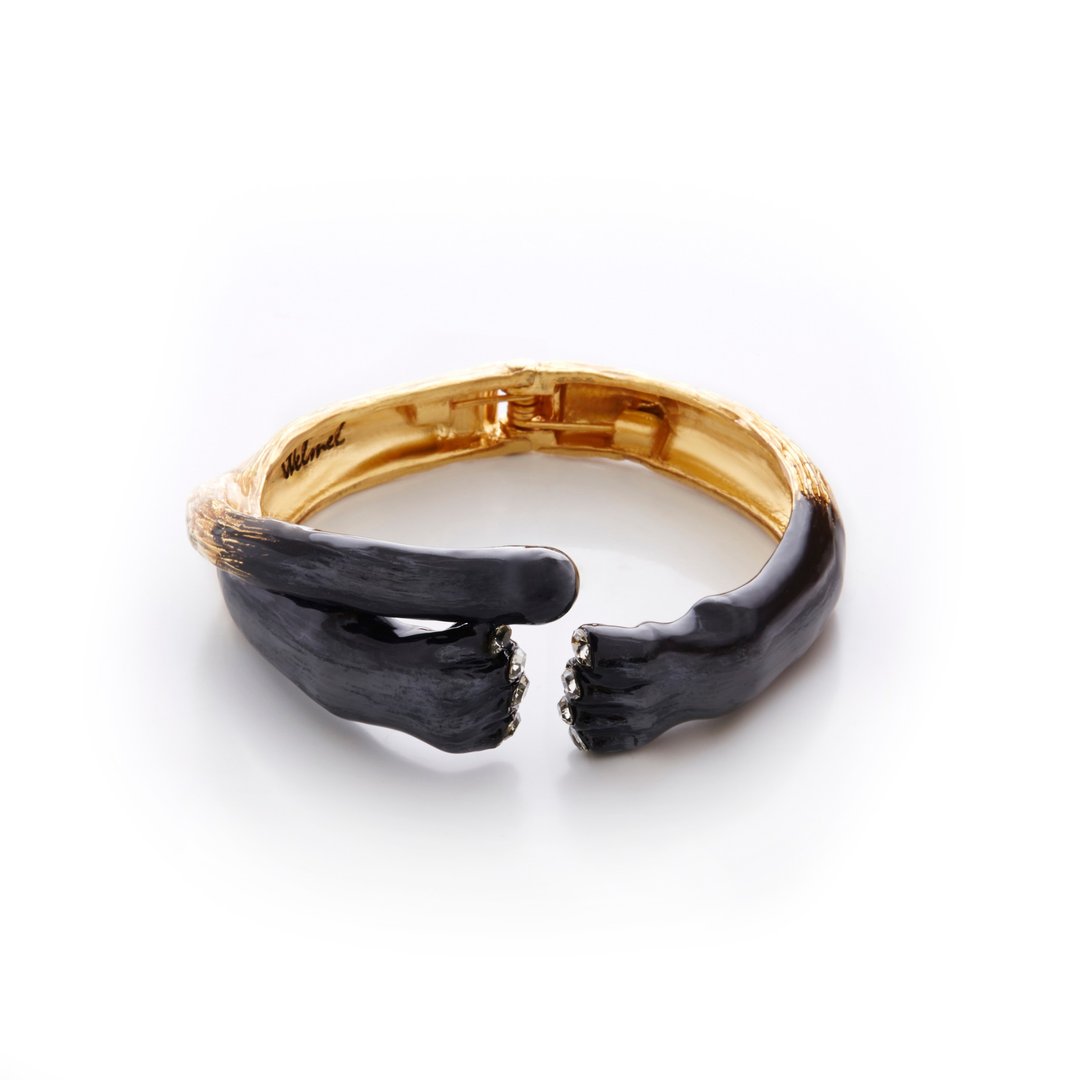Jaguar Baby Tiger Bangle - 手链/手环 - 其他金属 黑色