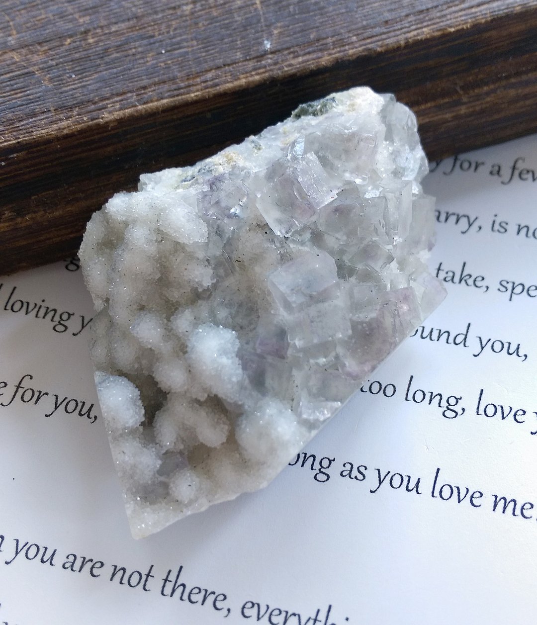Fluorite 内蒙产地 萤石 水晶共生 天然矿石 原矿 - 摆饰 - 其他材质 