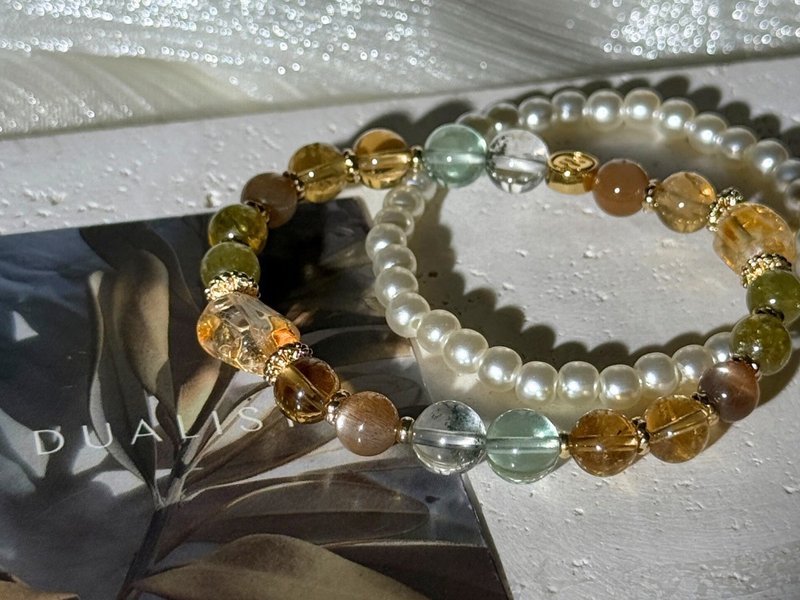 流年数 2 — 关系之年 合作与和谐 - 手链/手环 - 水晶 