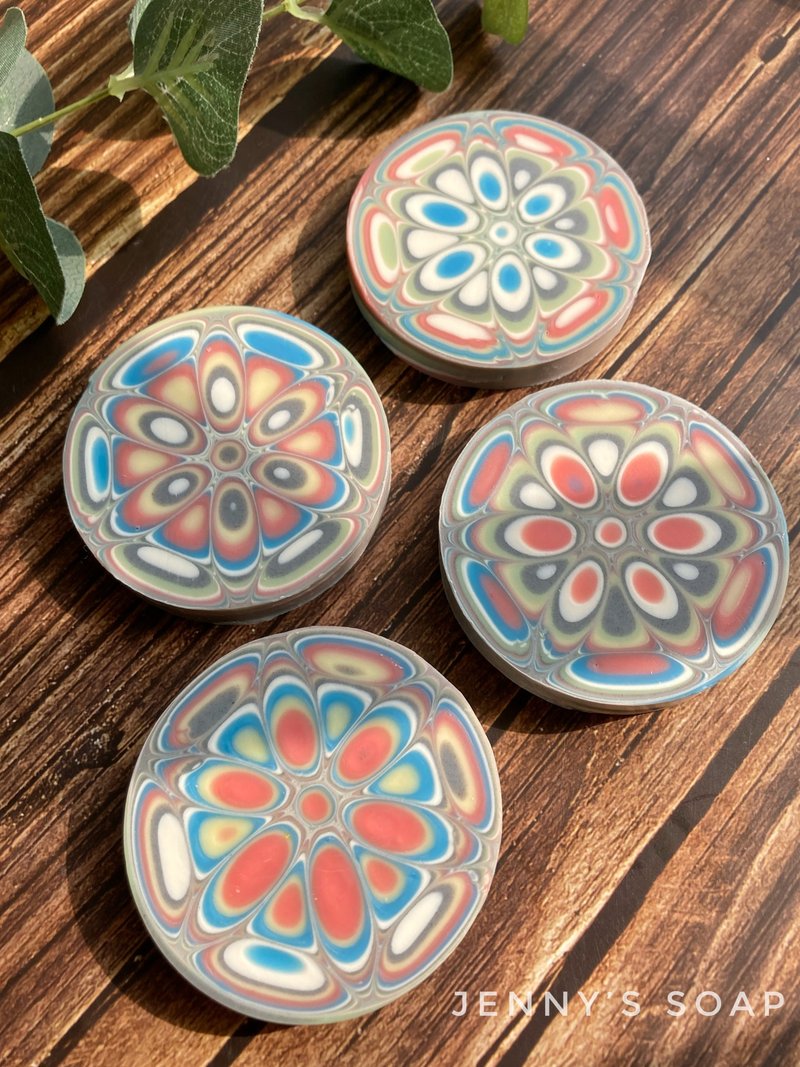 高雄体验课程-拉花砖、万花筒、渲染拉花、花片课程、手工皂 - 其他 - 其他材质 