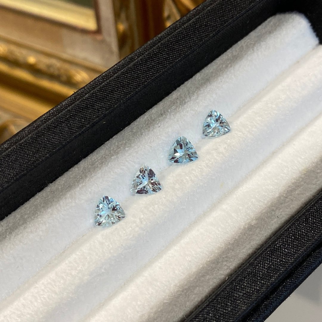 【裸石】海蓝宝石 Aquamarine LAQ45/LAQ46/LAQ47/LAQ48 - 项链 - 宝石 蓝色