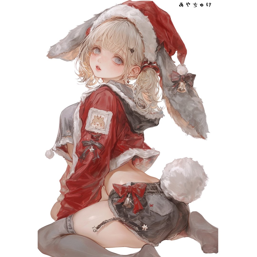 【12月新品3】07-107-0007 人物贴纸 圣诞女孩 - 贴纸 - 纸 