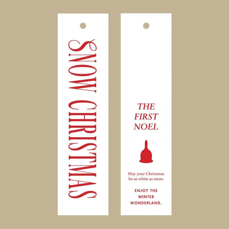 圣诞包装圣诞吊牌吊牌树装饰简单 50 张 - 其他 - 纸 红色