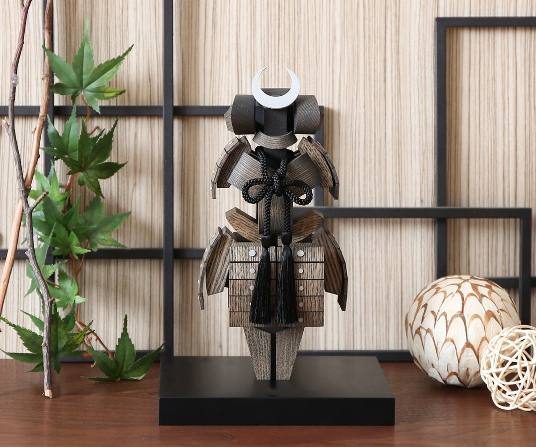 旭川工艺 T.MOTOI KABUTO MKA-06 - 摆饰 - 木头 咖啡色