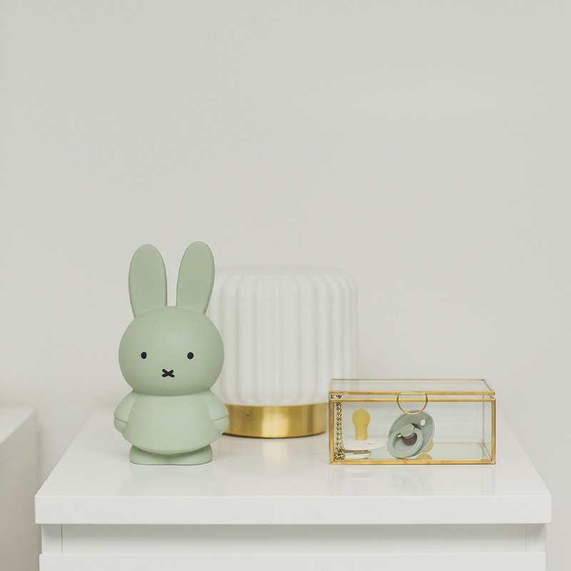 Miffy 米菲兔莫兰迪色系款公仔存钱筒-中号 蓝绿色 - 储蓄罐 - 其他材质 