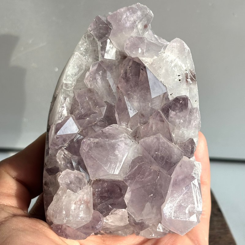 *大晶牙* 天然巴西紫水晶镇 Amethyst - 摆饰 - 水晶 紫色