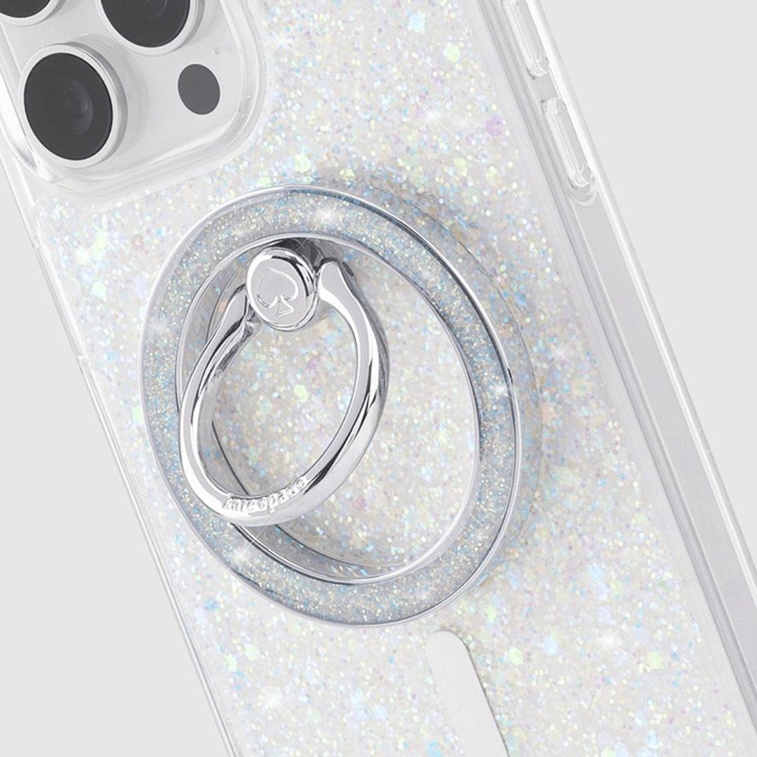 kate spade MagSafe 手机立架 指环 银河 - 手机座/防尘塞 - 其他金属 银色