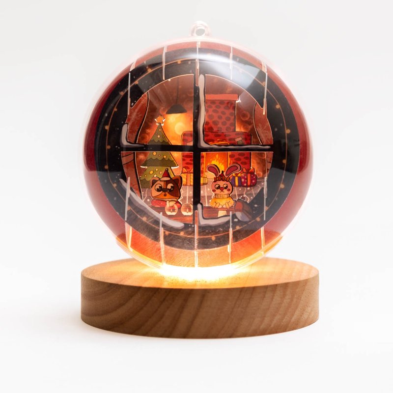 光影纸雕夜灯-等待奇迹降临 - 灯具/灯饰 - 纸 