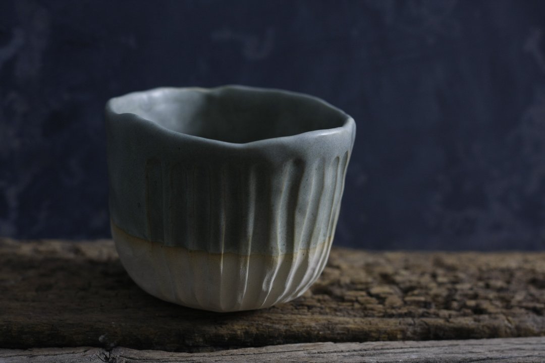 Hand pinched tea cup - 其他杯子 - 陶 