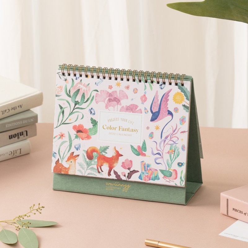 2020桌历 - Color Fantasy 梦色异想 - 年历/台历 - 纸 多色