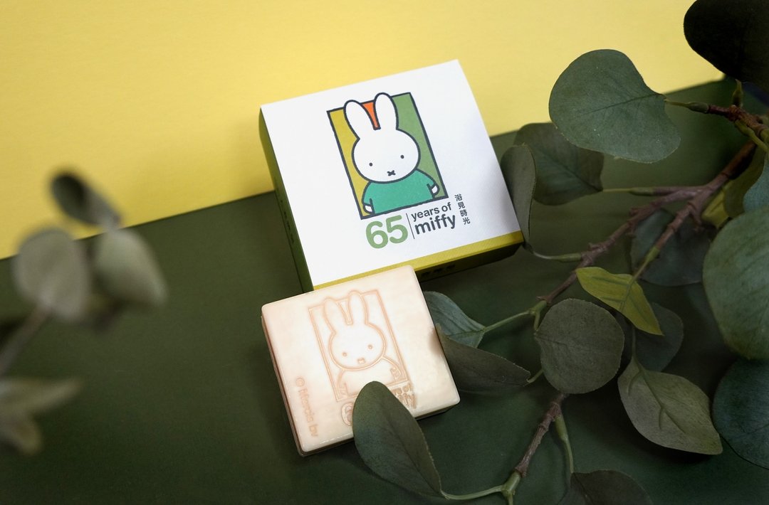 miffy x 大春炼皂 . 浴见时光 . 经典米萃【大春炼皂DACHUN】120g - 肥皂/手工皂 - 植物．花 白色